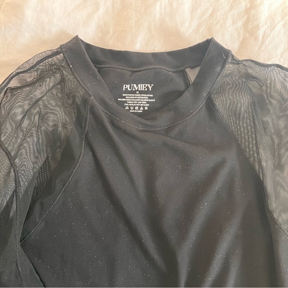 ❌SOLD Mesh Long Sleeve Bodysuit - Picture 7 of 9